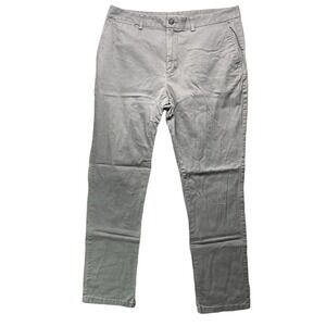 Old‎ Navy Chino Pants Mens 36x32 Grey Built-In Flex Stretch Comfort